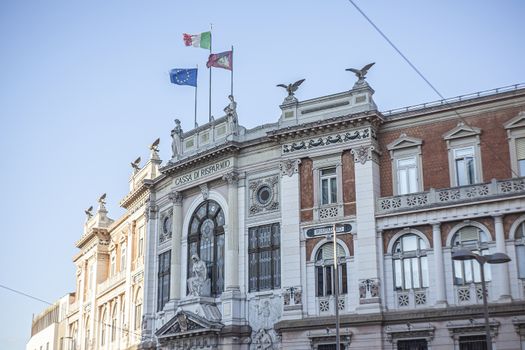 PADOVA, ITALY 17 JULY 2020: Historic building in Padua in Italy 6