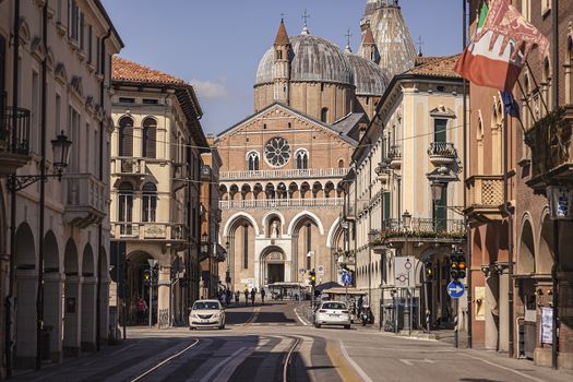 PADOVA, ITALY 17 JULY 2020: Saint Antony cathedral in Padua, Italy