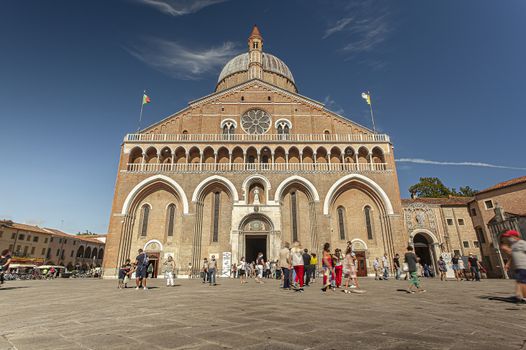 PADOVA, ITALY 17 JULY 2020: Saint Antony cathedral in Padua, Italy