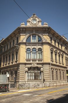 PADOVA, ITALY 17 JULY 2020: Historic building detail in Padua in Italy