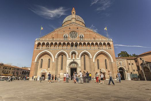 PADOVA, ITALY 17 JULY 2020: Saint Antony cathedral in Padua, Italy