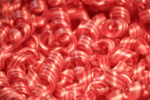 Close-up of colorful candy spiral