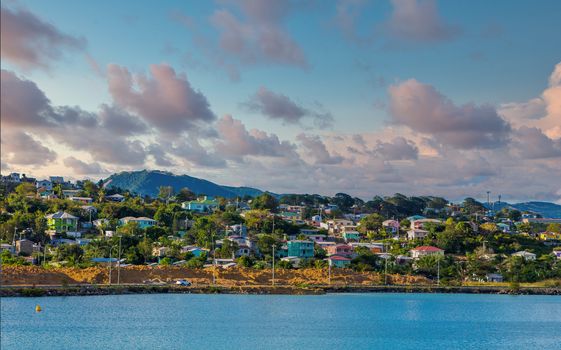 The Colorful Coast of Antigua in the Caribbean