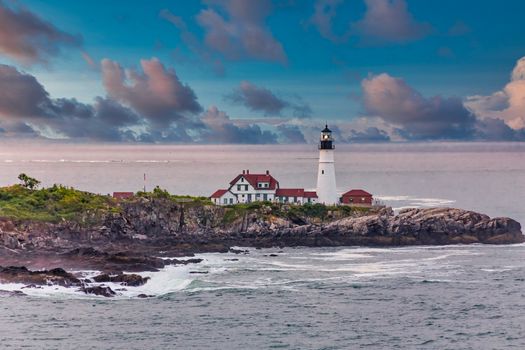 The Famous Portland Head Lighthouse near Portland, Maine