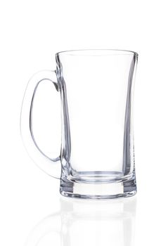 Empty Glass isolated on a white background.