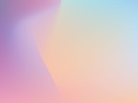 The gradient pastel mixed colours pink, orange, blue trendy banner template background