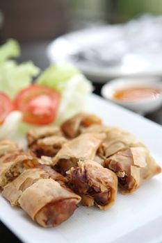 Spring Roll also known as Egg Roll 