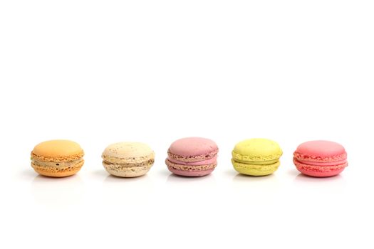 Macaron isolated in white background