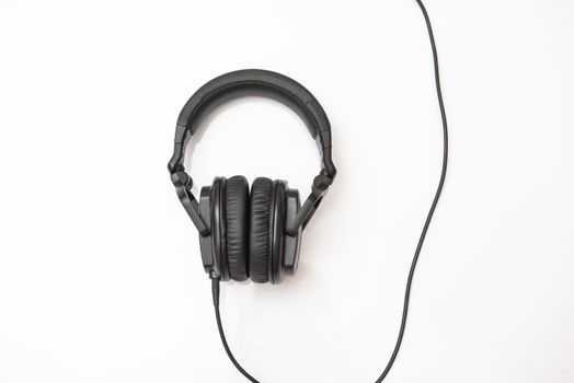 headphones on an isolated white background