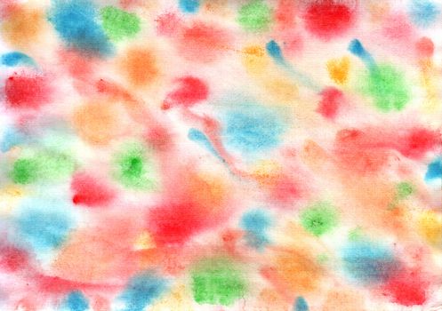 Multicolored colorful watercolor background for design and decoration.