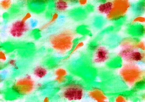 Multicolored colorful watercolor background for design and decoration.