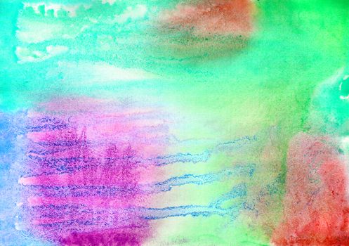 

Multi-colored colorful watercolor background for design and decoration 