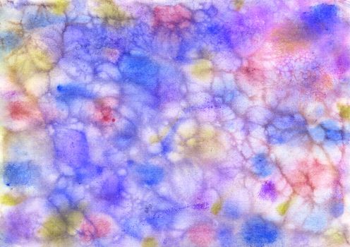 Multi-colored colorful watercolor background for design and decoration 