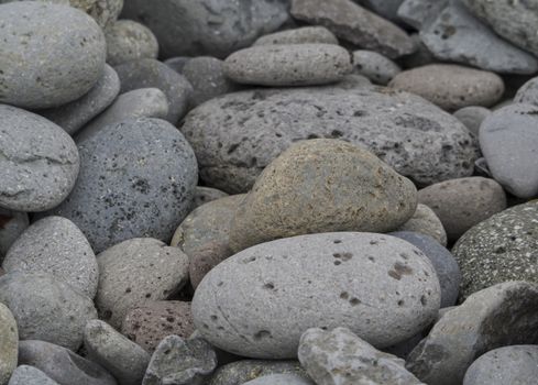 Gray and color stone background, pebble stones natural texture