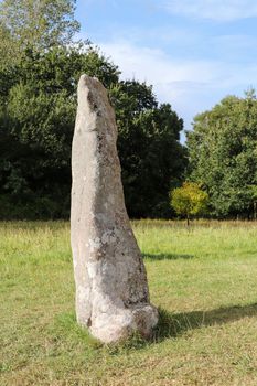 Menhir Saint-Samson in Pleumeur-Bodou in Brittany, France