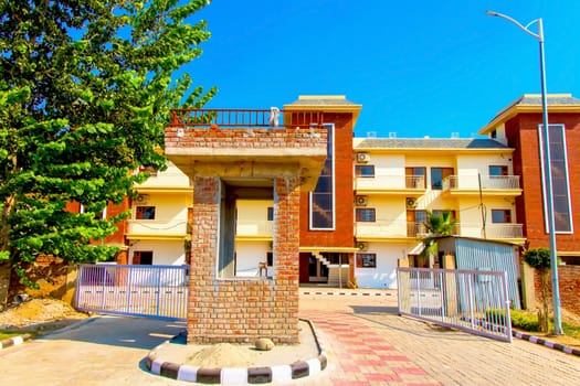 Ujjain, Madhya Pradesh, India,- june 2019 : view of an new constructed buildings in ujjain