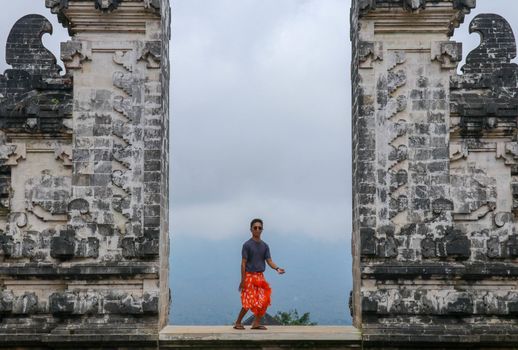 Heaven gates in pura Lempuyang ,Bali, Indonesia.