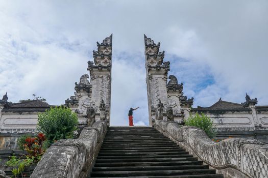 Heaven gates in pura Lempuyang ,Bali, Indonesia.