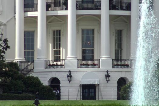 Residence of the President of the United States. The Oval Office. The White House.