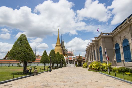 Wat Phra Kaew, Thailand Temple of the Emerald Buddha (officially known as Wat Phra Sri Rattana Satsadaram is regarded as the most important Buddhist temple in Thailand