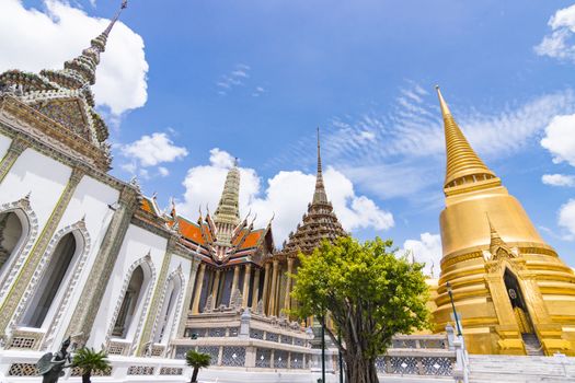Wat Phra Kaew, Thailand Temple of the Emerald Buddha (officially known as Wat Phra Sri Rattana Satsadaram is regarded as the most important Buddhist temple in Thailand