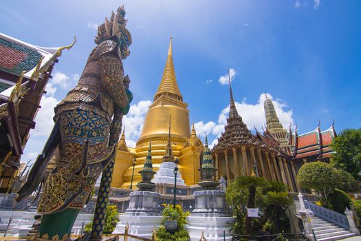 Wat Phra Kaew, Thailand Temple of the Emerald Buddha (officially known as Wat Phra Sri Rattana Satsadaram is regarded as the most important Buddhist temple in Thailand