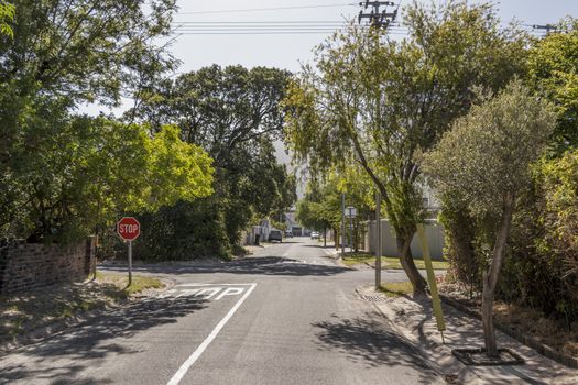 Street in the town of Claremont in Cape Town, South Africa.