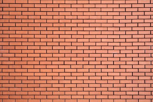 Modern new large red brick wall texture background