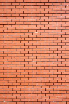 Modern new large red brick wall texture background