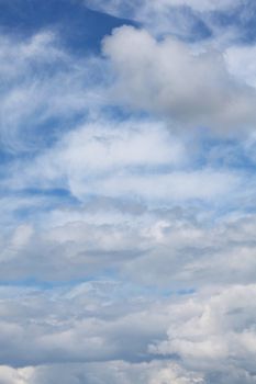 Cloudscape texture background of  cumulus clouds