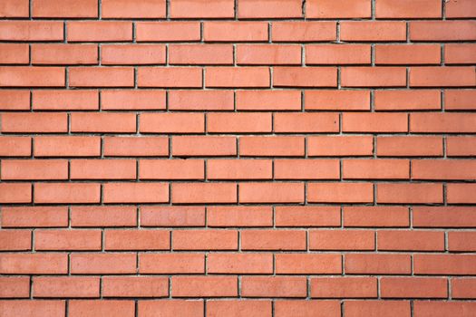 Modern new large red brick wall texture background
