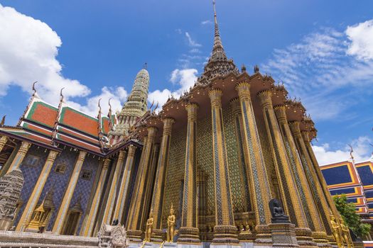 Wat Phra Kaew, Thailand Temple of the Emerald Buddha (officially known as Wat Phra Sri Rattana Satsadaram is regarded as the most important Buddhist temple in Thailand