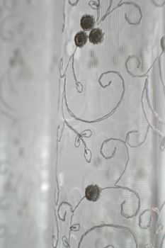 texture of the tulle, shallow DOF