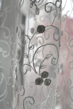 texture of the tulle, shallow DOF