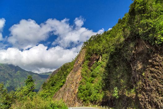 Panorama mountain High Angle View Amazing landscape.