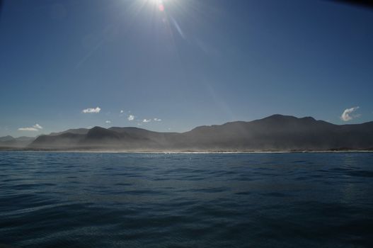 Coastline of Hermanus near Capetown Southafrica