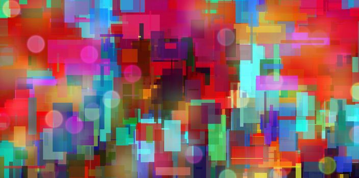 Modern Geometric Colorful Abstract