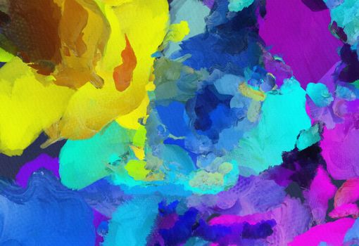 Colorful abstract painting.