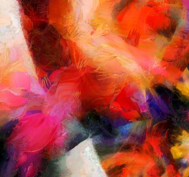Vivid Abstract Pattern. 3D rendering.