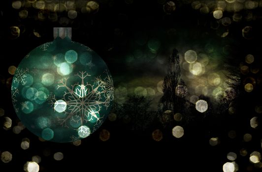 Christmas Tree Ball Illustration