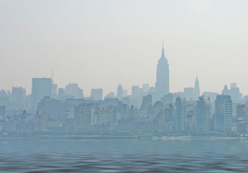Fantasy New York City Skyline
