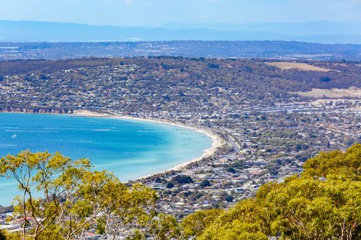 Murray's Lookout on Arthurs Seat Tourist Rd looking over Mornington Peninsula, Victoria, Australia