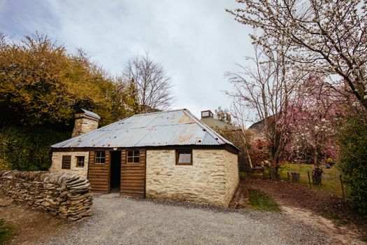 The historic Chinese settlement in the ancient gold mining town of Arrowtown in New Zealand