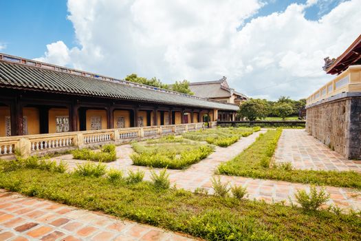 Palace within the UNESCO World Heritage site of Imperial Palace and Citadel in Hue, Vietnam