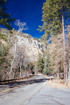 Oak Creek red rocky landscape near Sedona in Arizona, USA