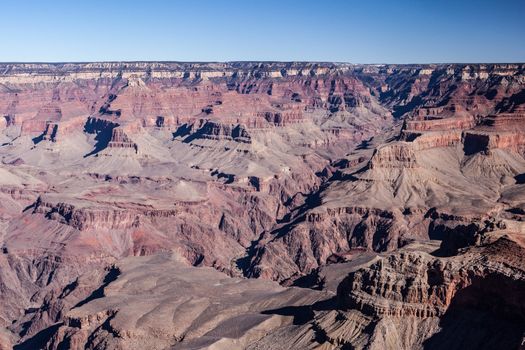 Daytime stunning views in winter around Grandview Point in Grand Canyon, Arizona, USA