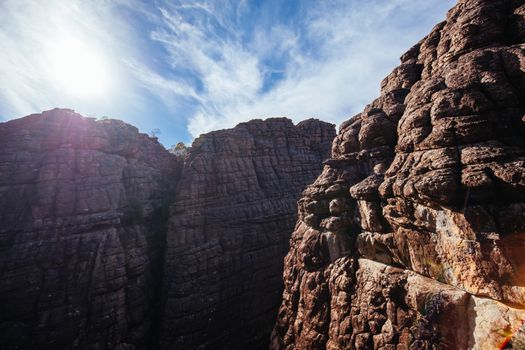 The famous Grampians Grand Canyon. Accessible on the Wonderland hike to the Pinnacle Lookout near Halls Gap in Victoria, Australia