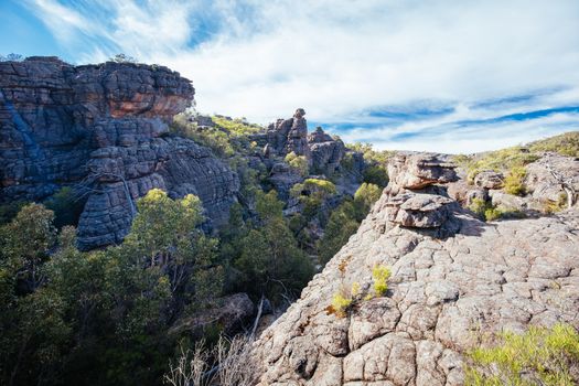 The famous Grampians Grand Canyon. Accessible on the Wonderland hike to the Pinnacle Lookout near Halls Gap in Victoria, Australia