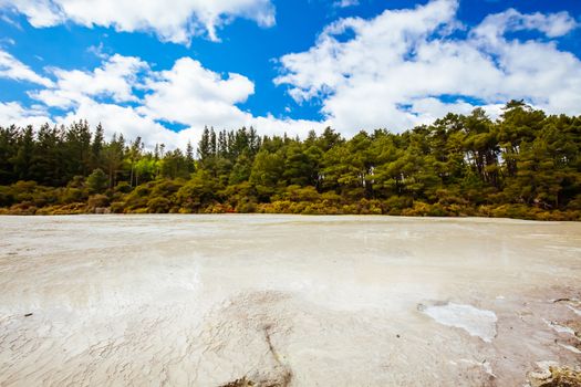 Wai-O-Tapu Geothermal Wonderland near Rotorua in New Zealand