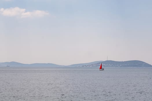 sailing boat on the sea